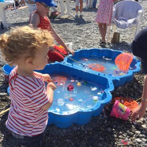 young participant having fun